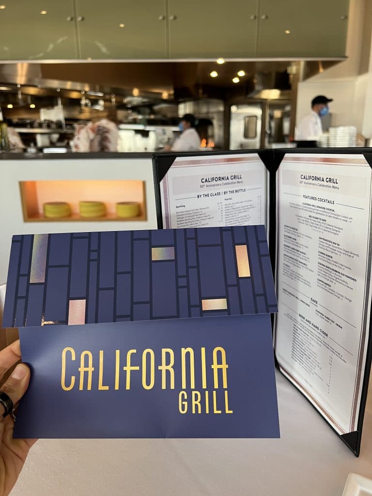 California Grill WDW 50th anniversary
