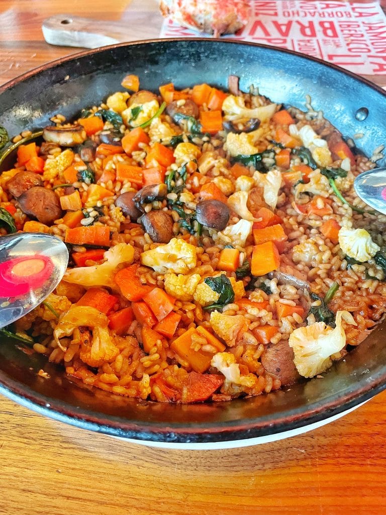 vegan paella Jaleo Disney Springs