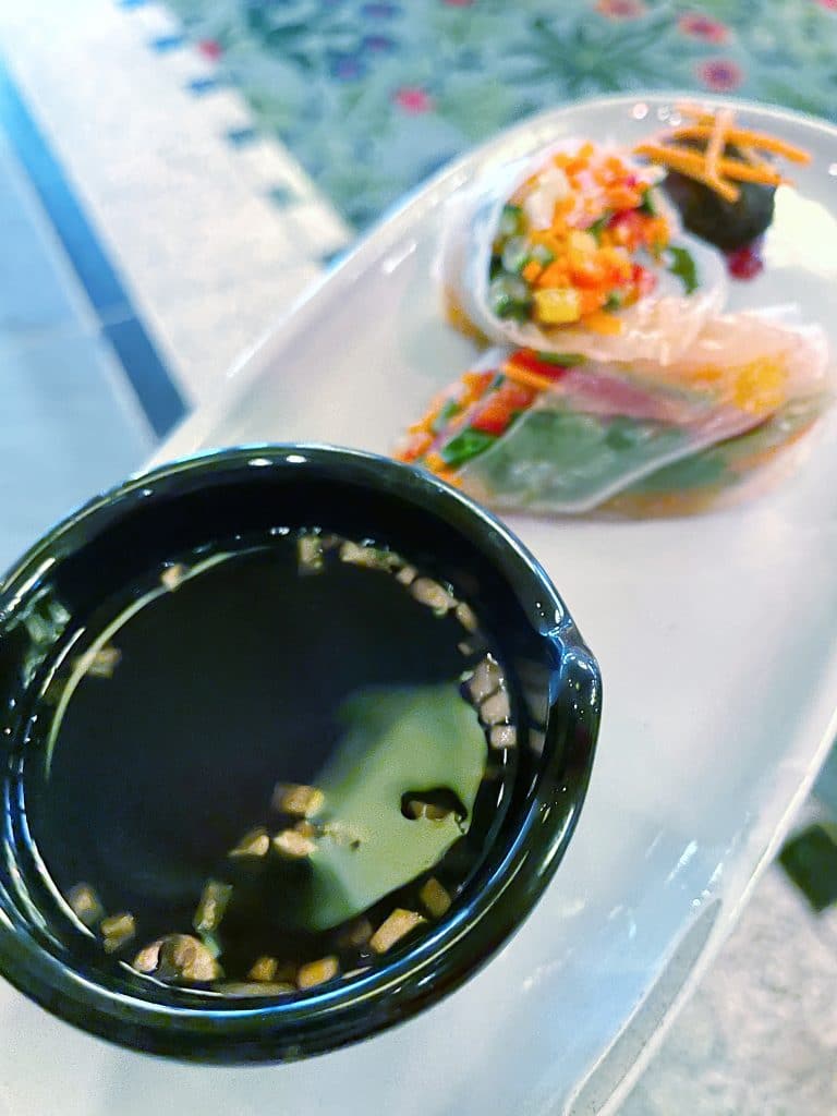 Vegan appetizer Storybook Dining Artist Point