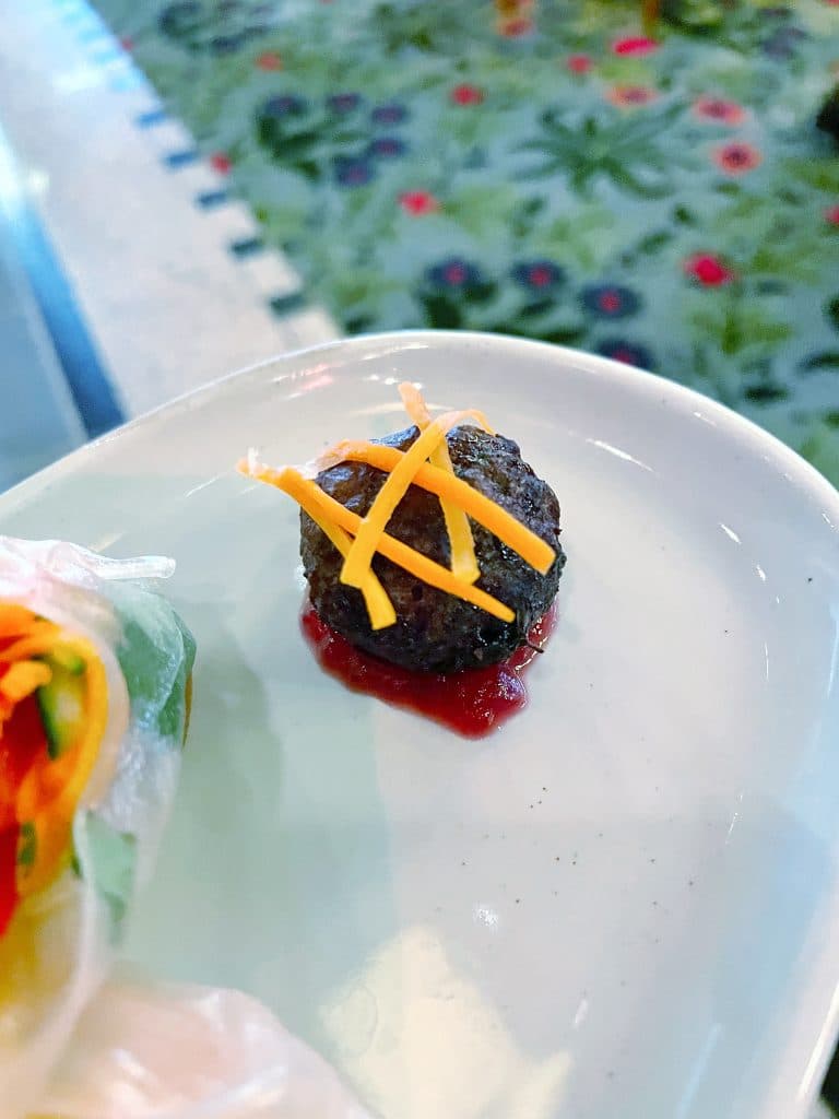 Vegan appetizer Storybook Dining Artist Point