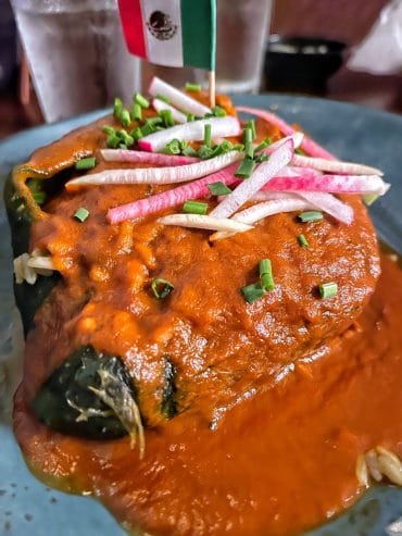 Vegan Chile Relleno Hacienda