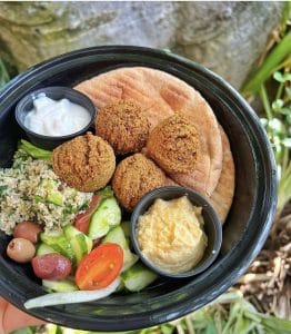 Falafel platter The Mara