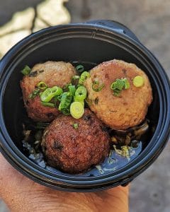 vegan meatballs Lunar New Year DCA