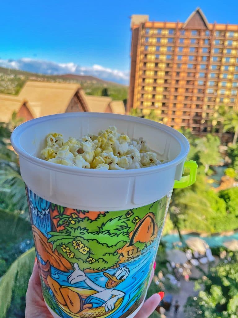 Disney Aulani popcorn