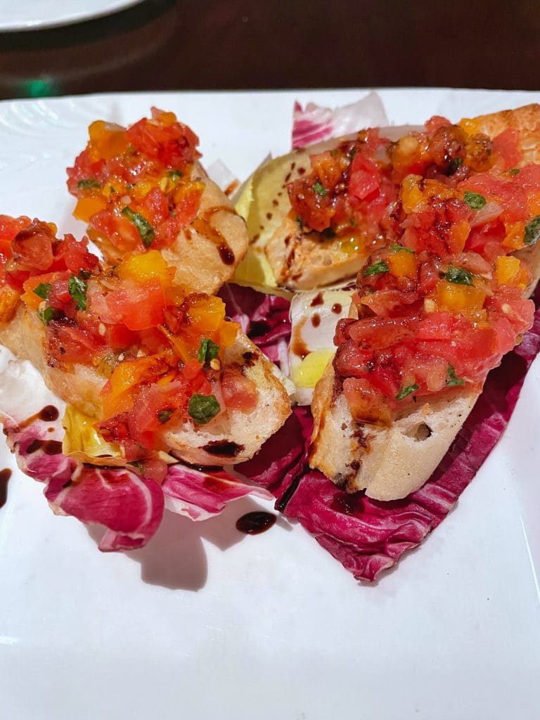 Trattoria al Forno vegan roma bruschetta