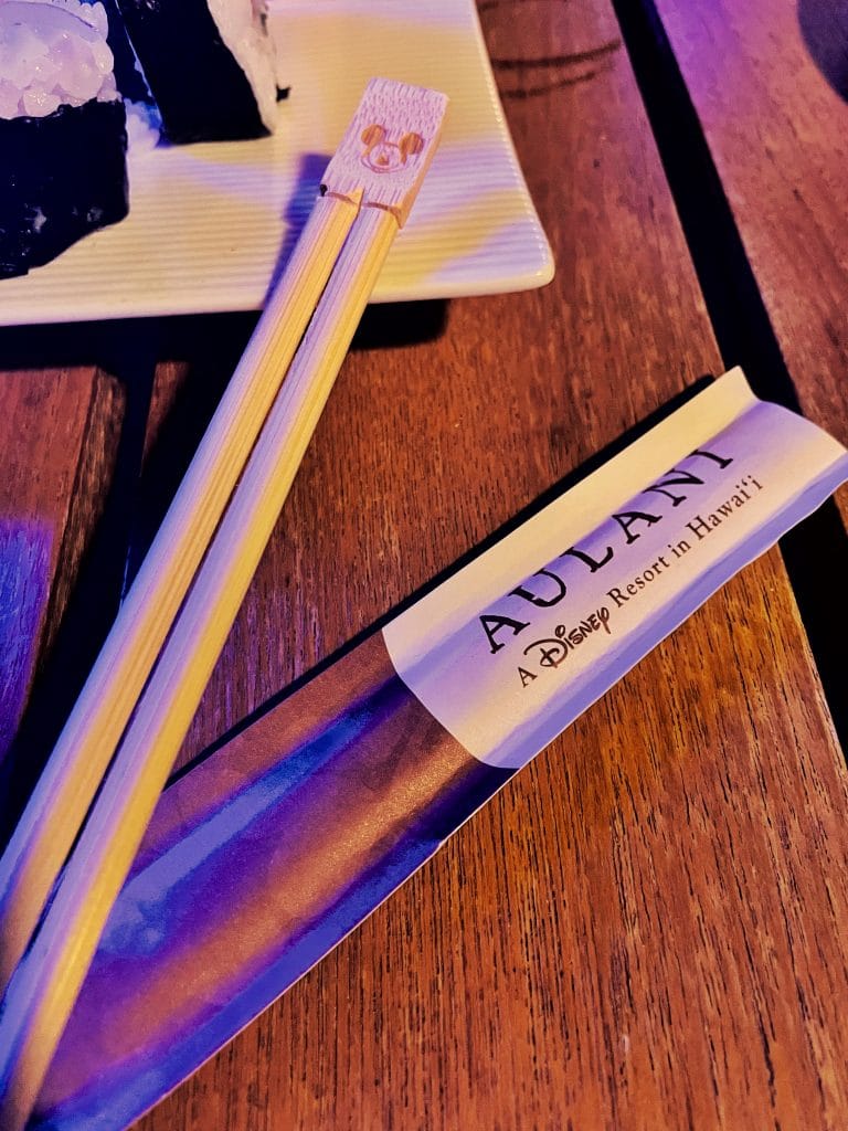 Mickey chopsticks Disney Aulani