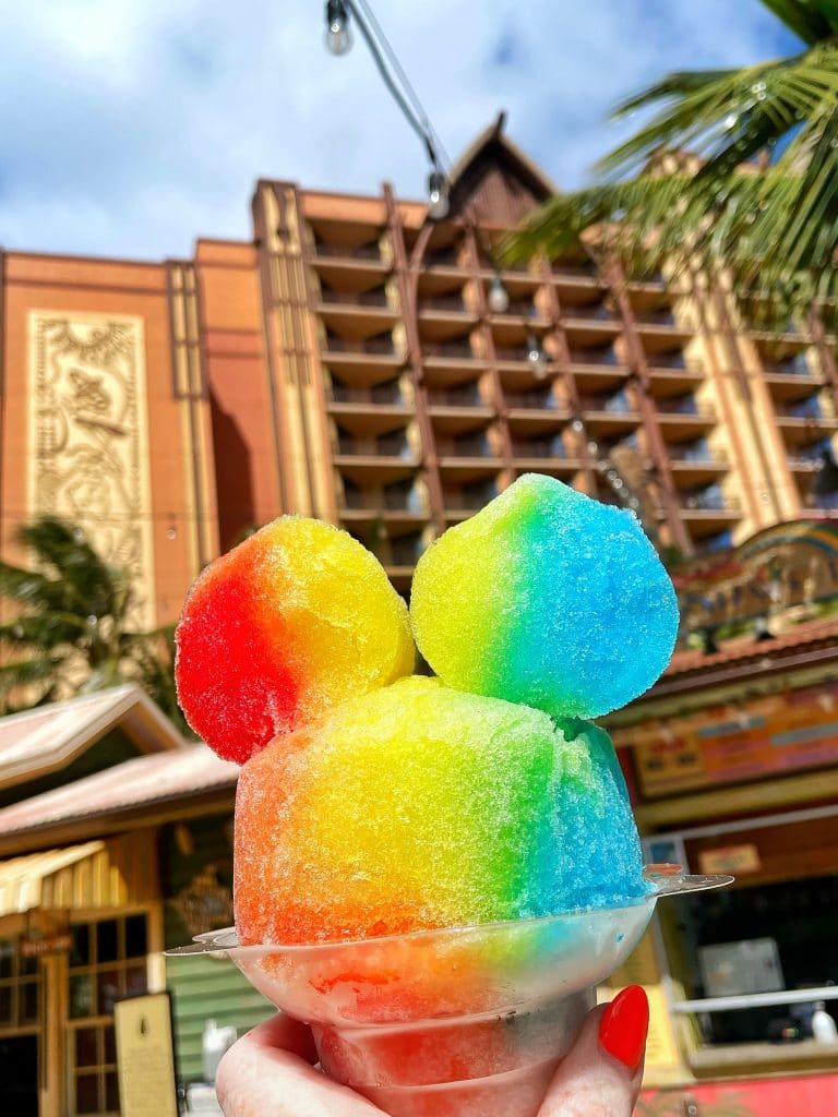 Aulani shave ice