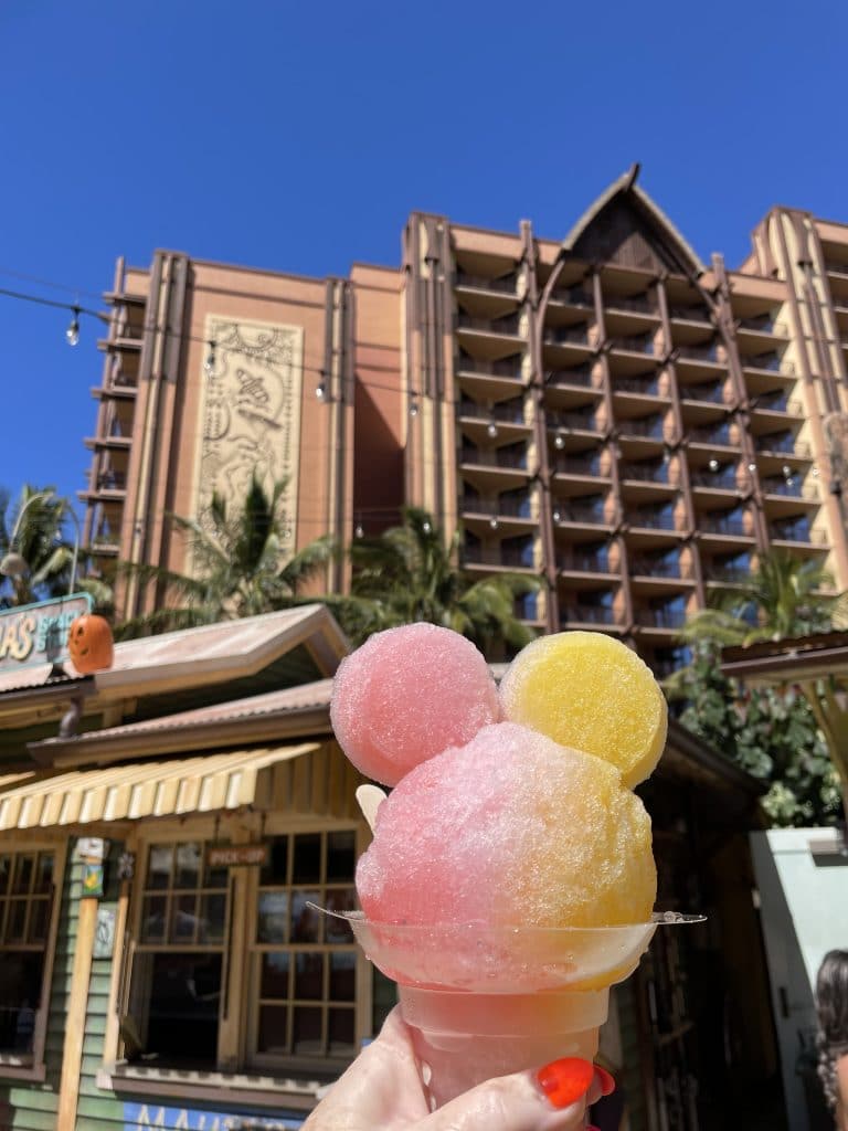Aulani shave ice