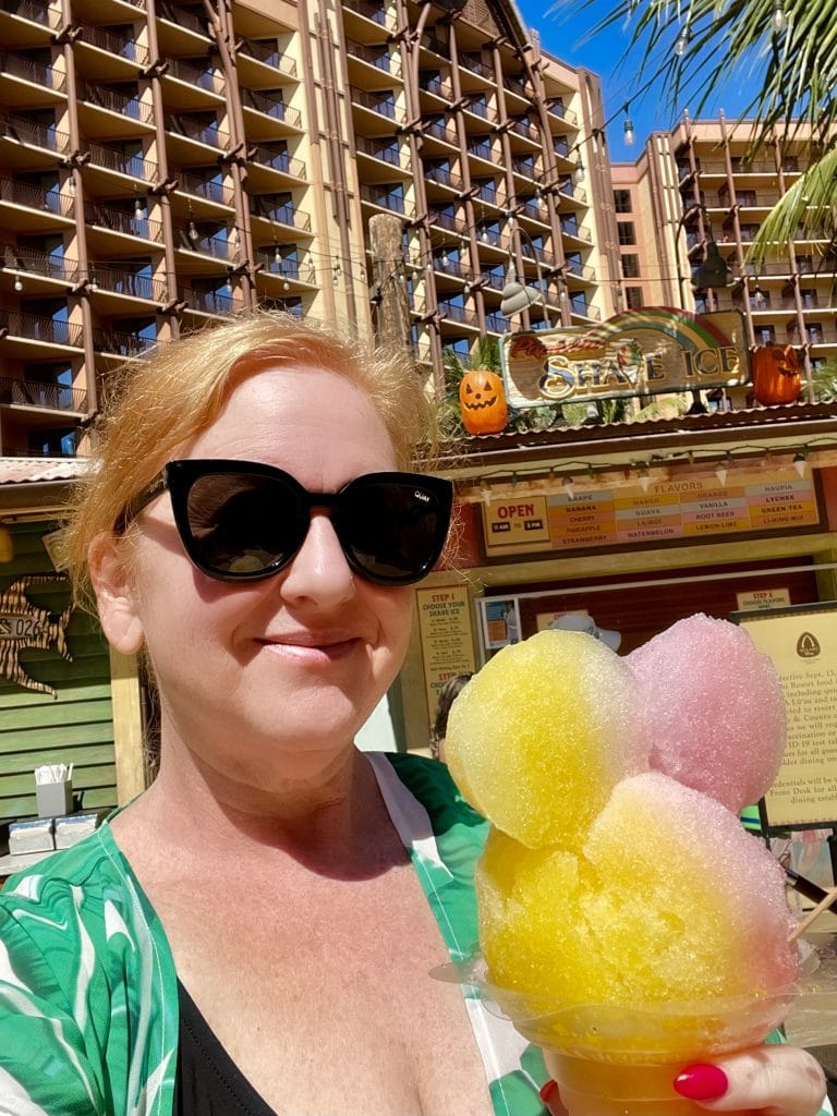 Aulani shave ice