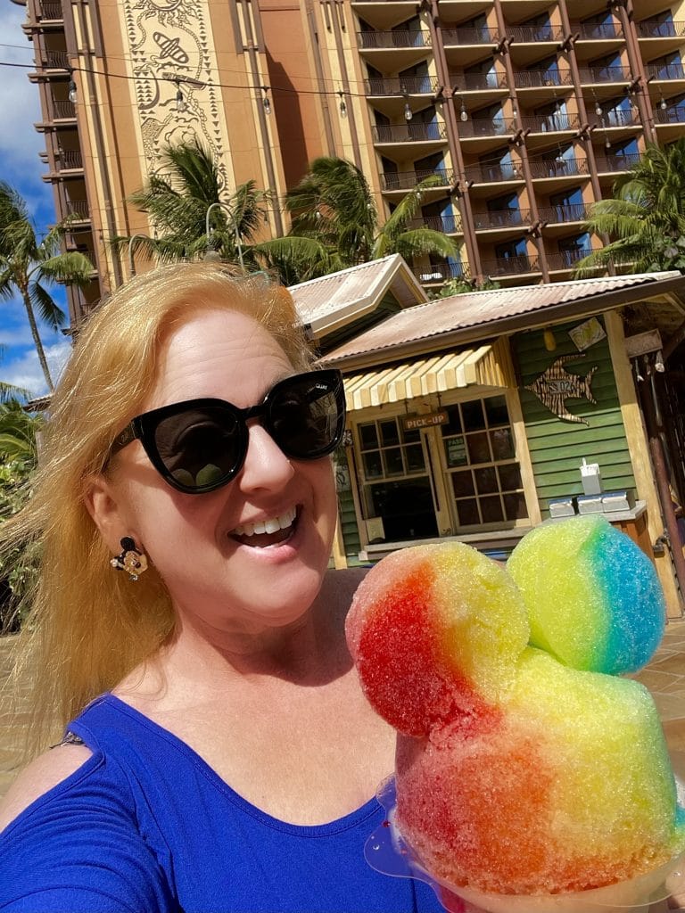 Aulani shave ice