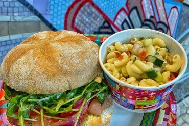 vegan Mediterranean Vegetable Sandwich Sunshine Seasons in EPCOT