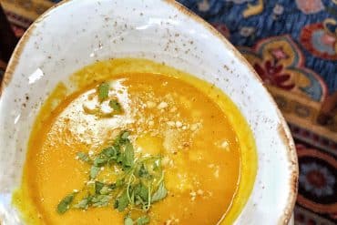Carrot Ginger vegan soup Skipper Canteen