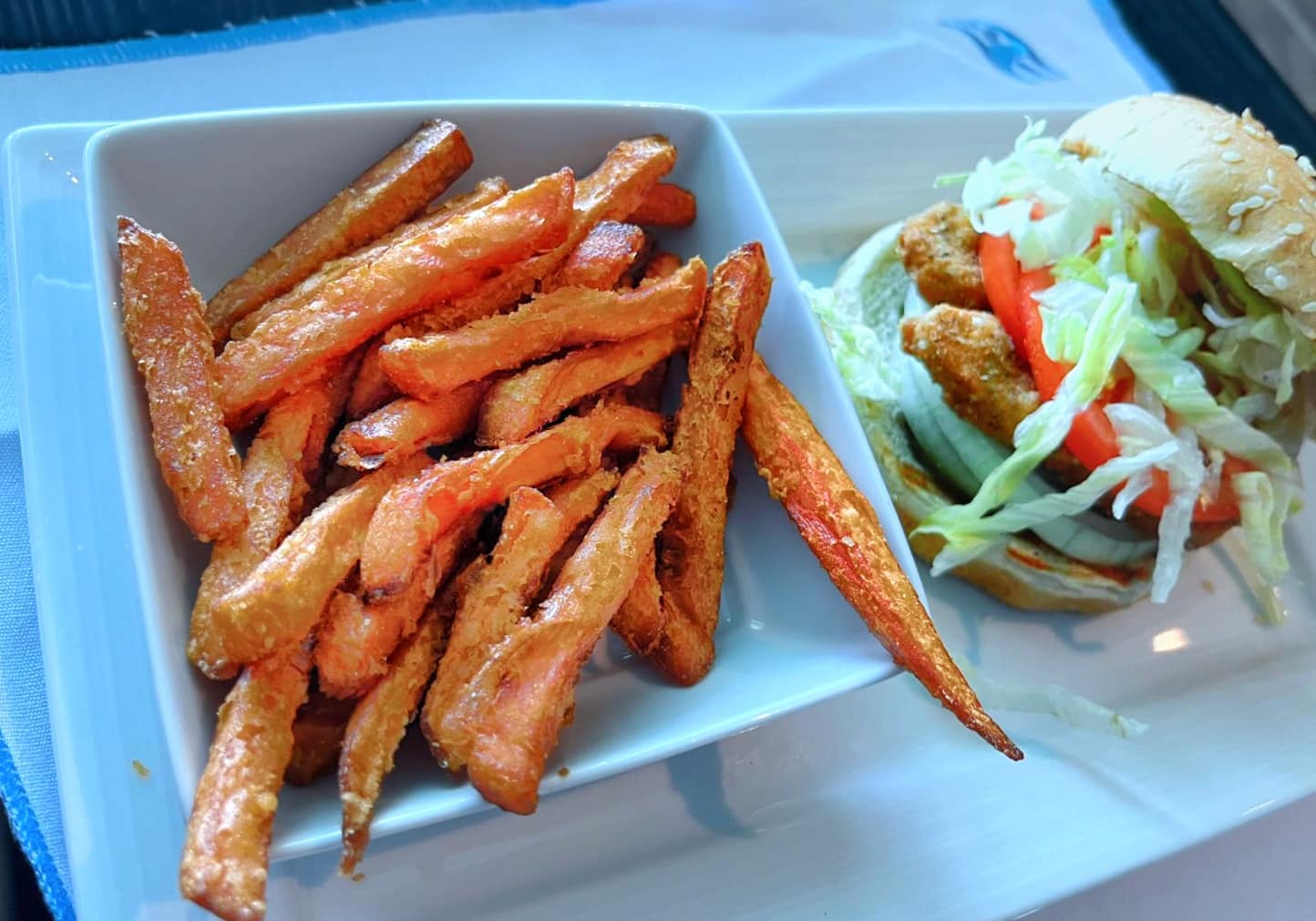 Vegan Chicken Sandwich Disney Wish room service