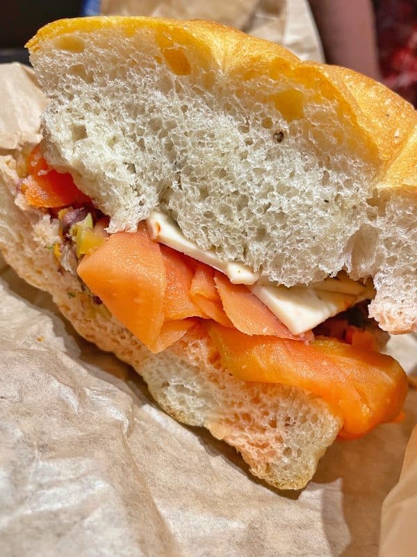 Vegan Veggie Crunch Muffaletta BoardWalk Deli