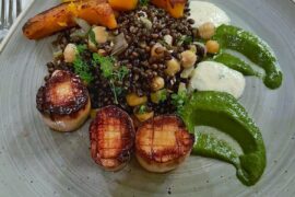 Trumpet Mushroom "Scallops" Yachtsman Steakhouse