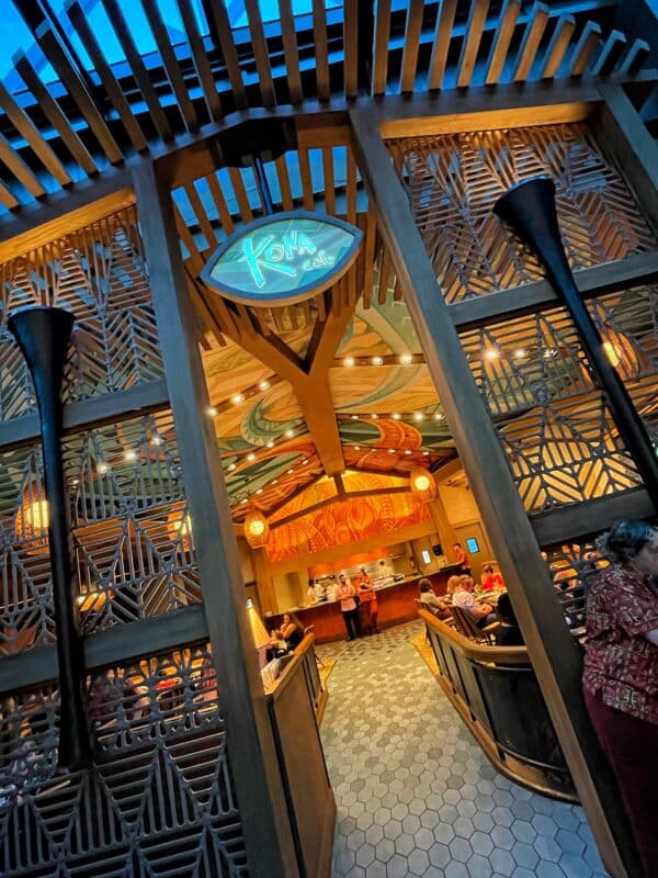 New Kona Cafe Vegan Menu Items at Disney’s Polynesian Village Resort