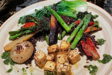 Sauteed Red Quinoa Kona Cafe