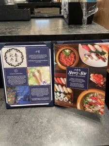 Shiki-Sai: Sushi Izakaya menu