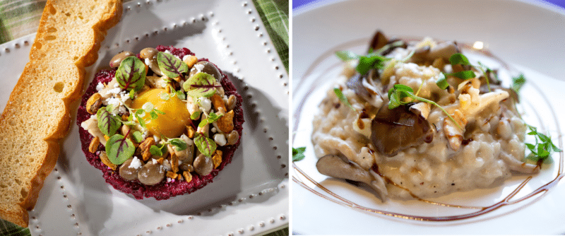 Vegan Beets Epcot Festival of the Arts 2025 Mushroom Risotto vegan