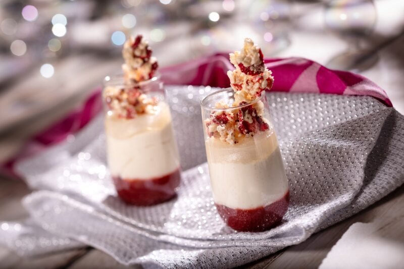 NEW Strawberry Champagne Trifle vegan EPCOT 2025 Food and Wine