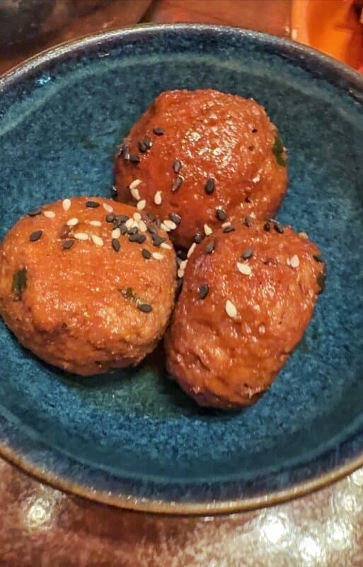 Korean Impossible Meatballs Nomad Lounge Tiffins