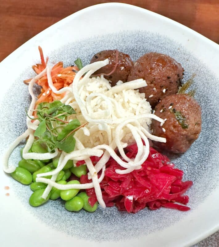 Korean Impossible Meatballs Nomad Lounge Tiffins