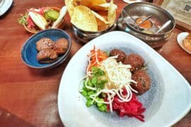 Korean Impossible Meatballs Nomad Lounge Tiffins