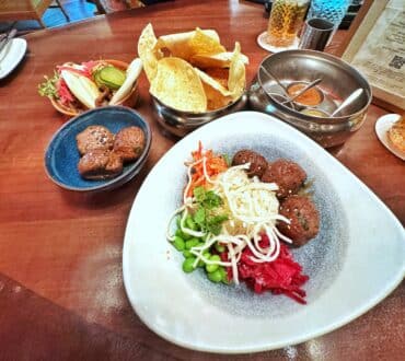 Korean Impossible Meatballs Nomad Lounge Tiffins