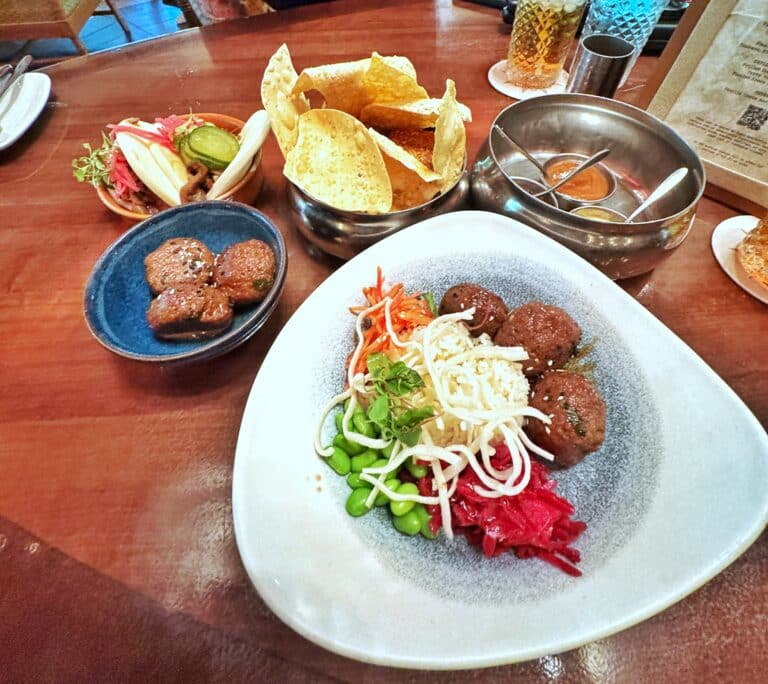Korean Impossible Meatballs Nomad Lounge Tiffins