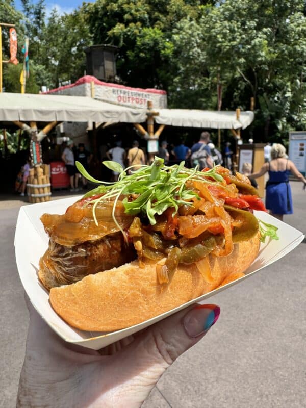 Impossible Sausage with Peri Peri Epcot Food & Wine 2024