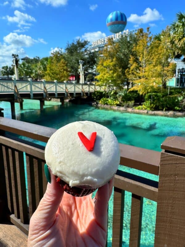 vegan red velvet Sprinkles Cupcake