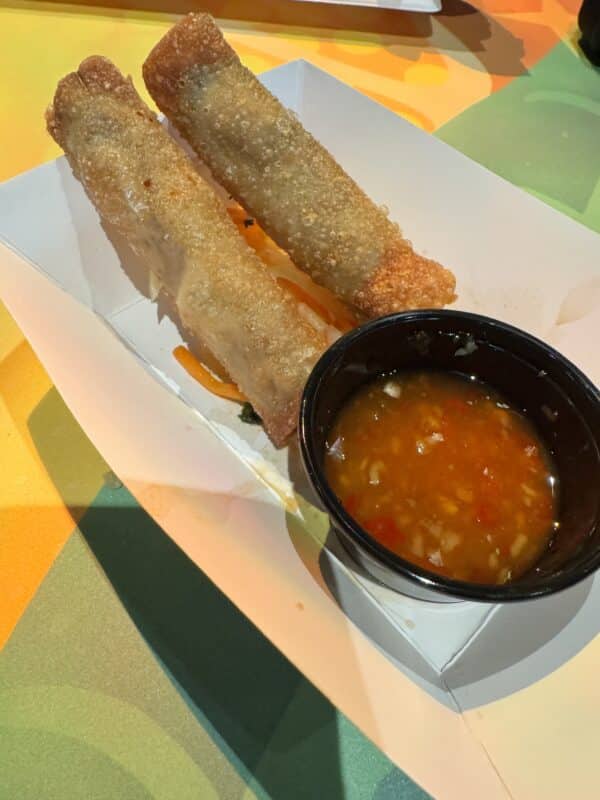 Vegan Lumpia at EPCOT Flower and Garden 