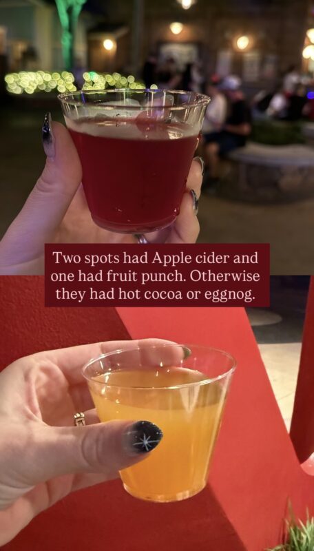 Vegan drink options MVMCP