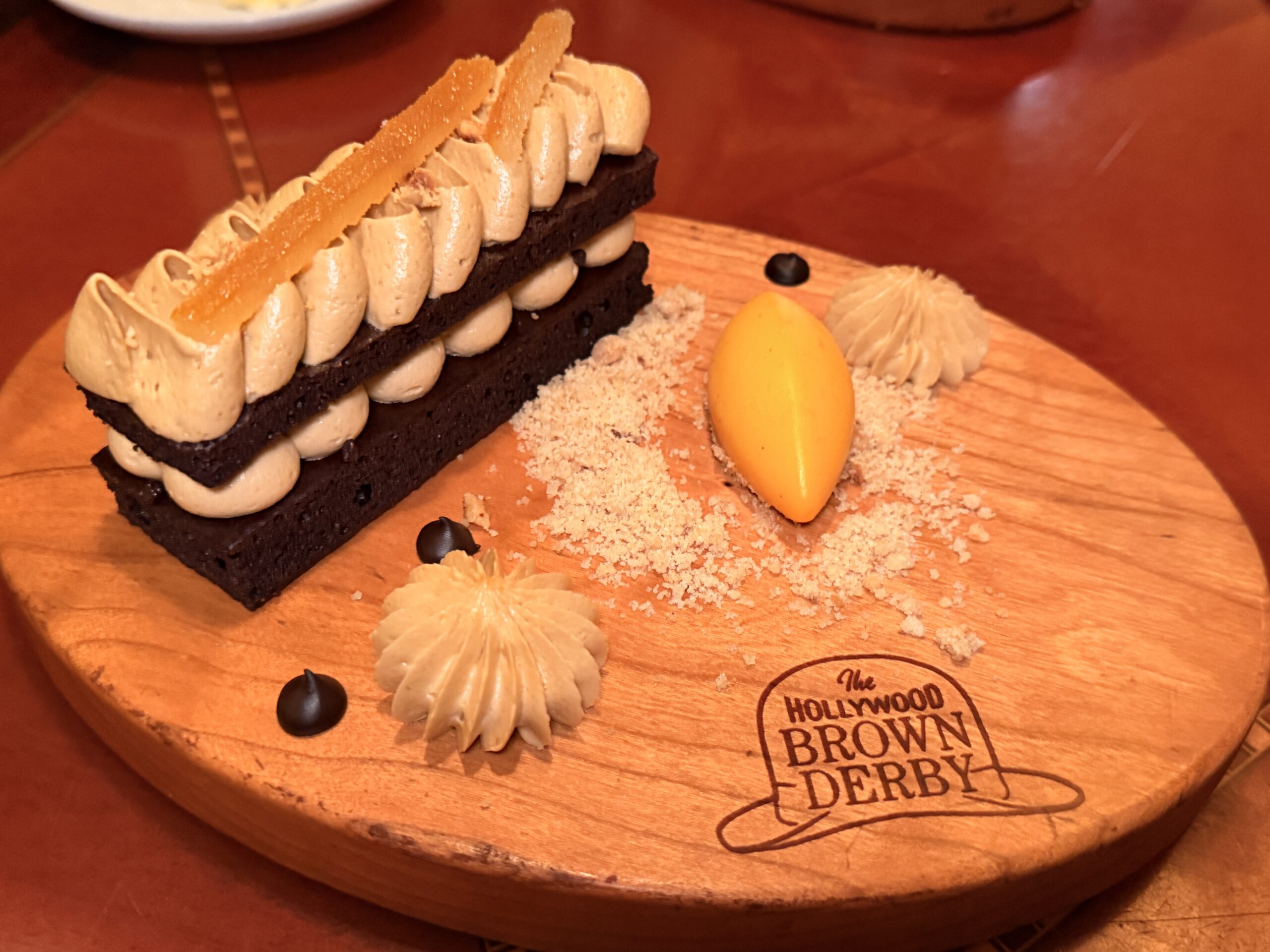 Vegan Chocolate Orange Hazelnut cake Hollywood Brown Derby