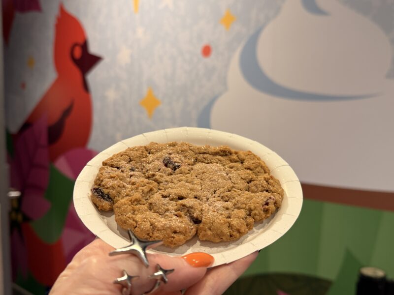 Cranberry Oatmeal Cookie EPCOT Festival of the Holidays 2025
