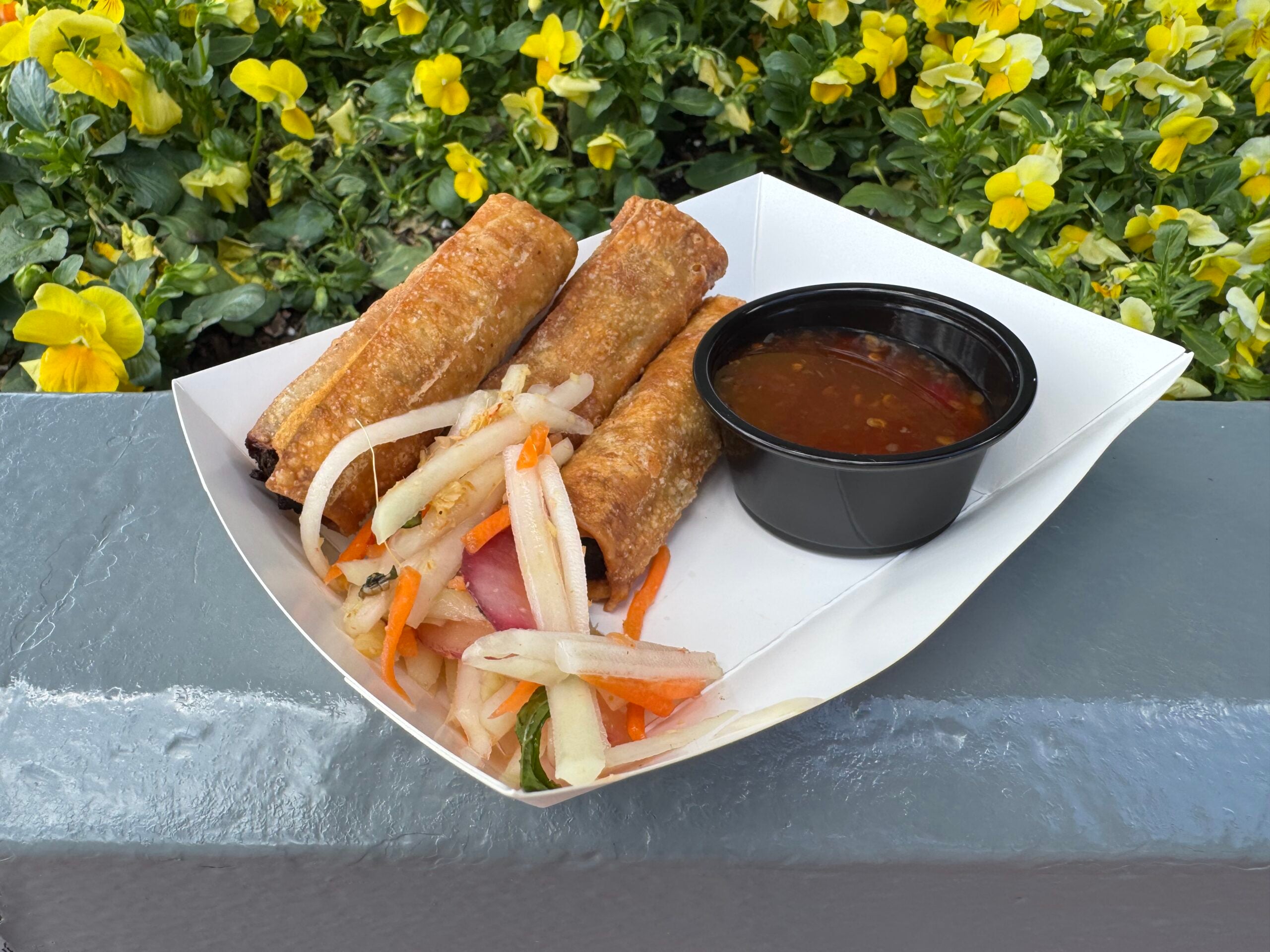Vegan Lumpia at EPCOT Flower and Garden