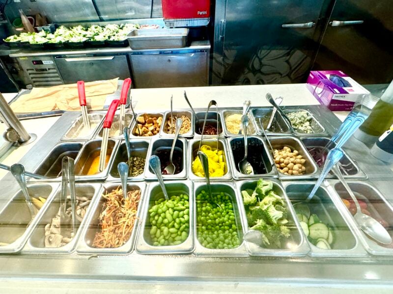 Make your own salad option Gasparilla Island Grill