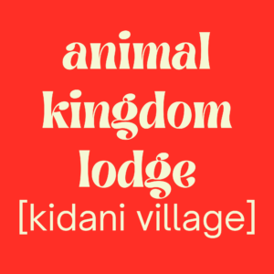 animal kingdom kidani village vegan guide